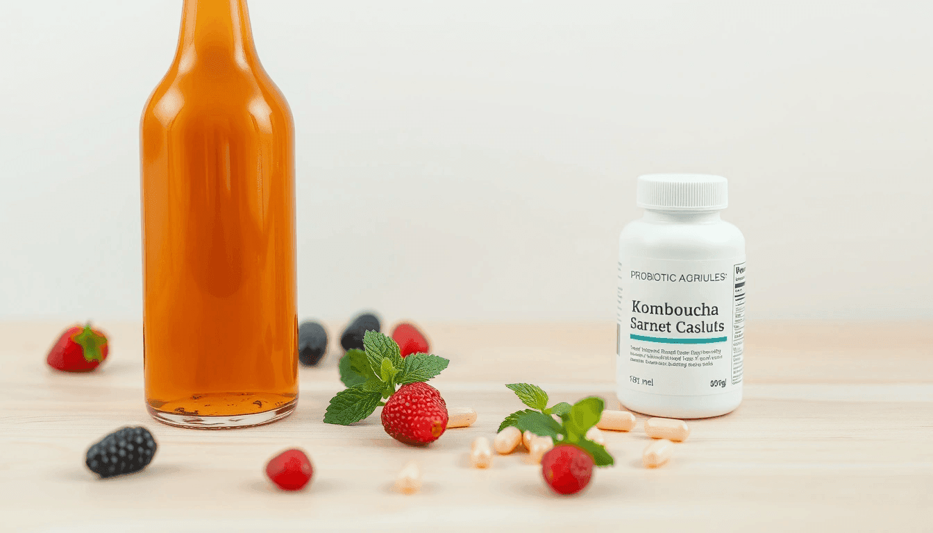 Kombucha vs. Probiotic Capsules: Which is Best for Your Gut?